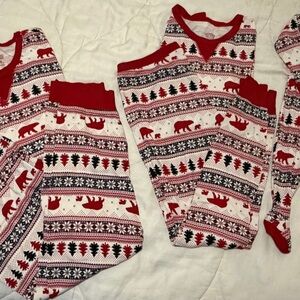 Matching Family Christmas Fair Isle print Pajamas